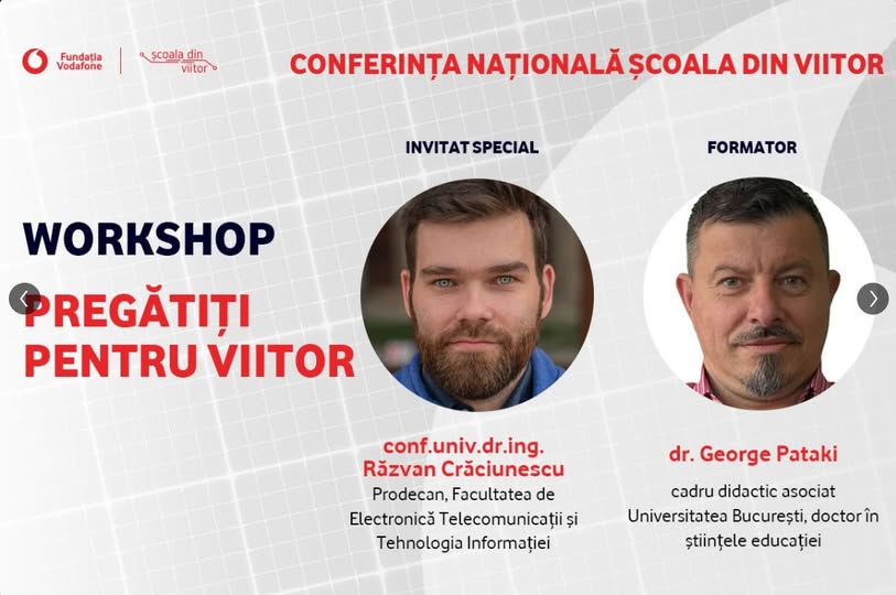 Răzvan Crăciunescu la Conferința Școala din Viitor